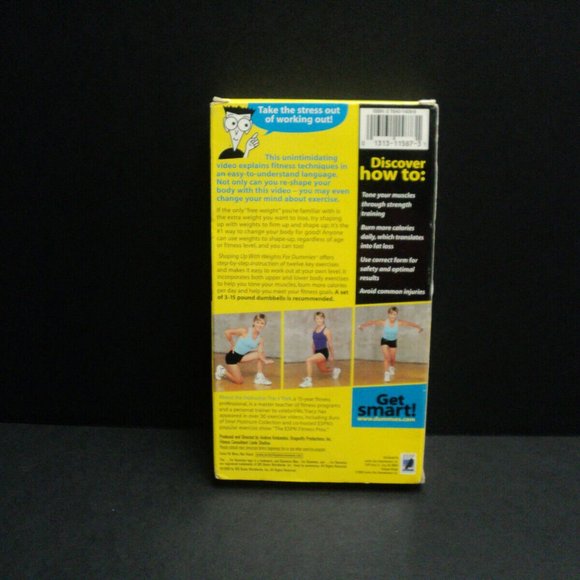 Shaping Up with Weights for Dummies with Tracy York VHS Tape 2000 - Picture 2 of 2